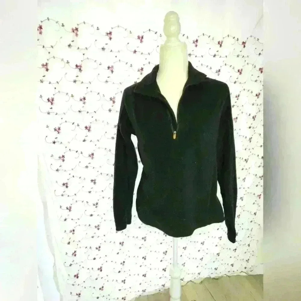 Alpine Design Black Fleece Pullover